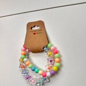 Handmade Colorful Beaded  Bracelet Set
